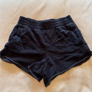 Aerie Women's Black Casual Sweat Shorts